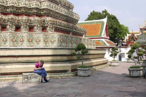 Zeichnen im Wat Pho