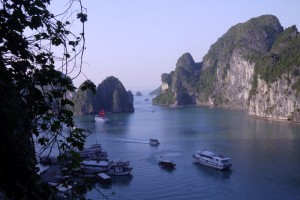 Blick in die Ha Long Bay