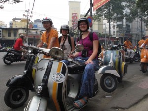 Motorradtour durch Saigon