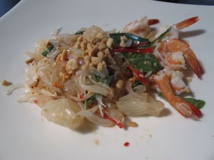 Pomelosalat mit Shrimps