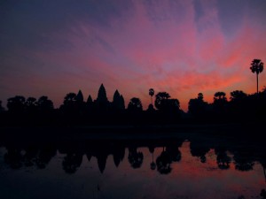 Sonnenaufgang über Angkor Wat