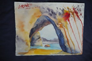 gemalt - Cathedral Cove